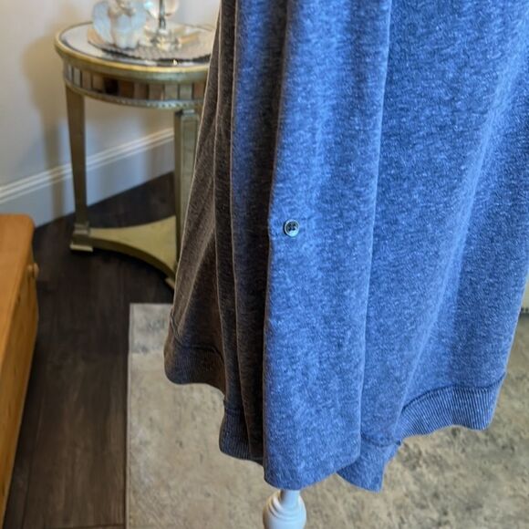 Style & CO COTTON BLEND BLUE TOP - Picture 3 of 8